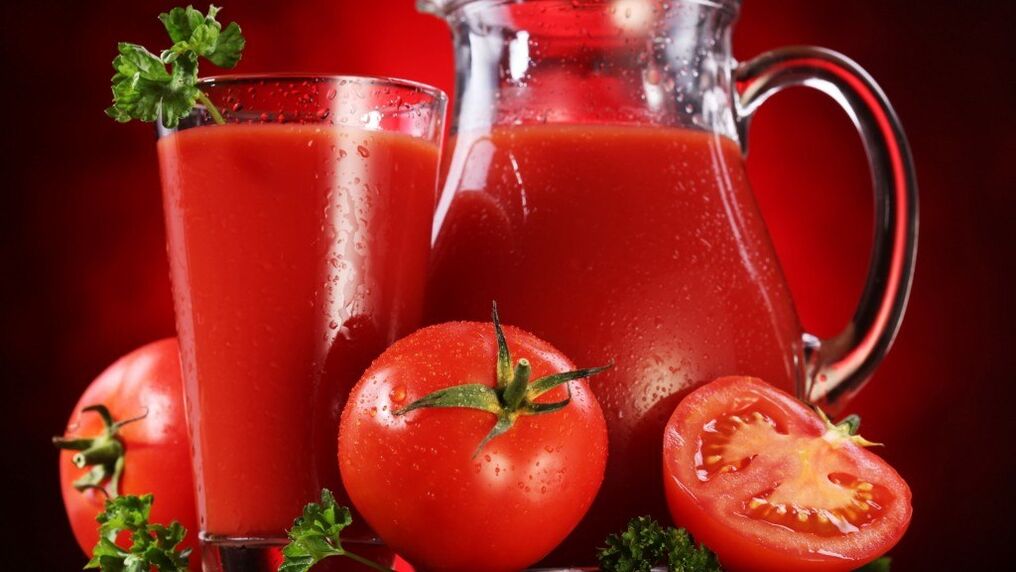 Without aggravation of pancreatitis, freshly squeezed tomato juice is useful
